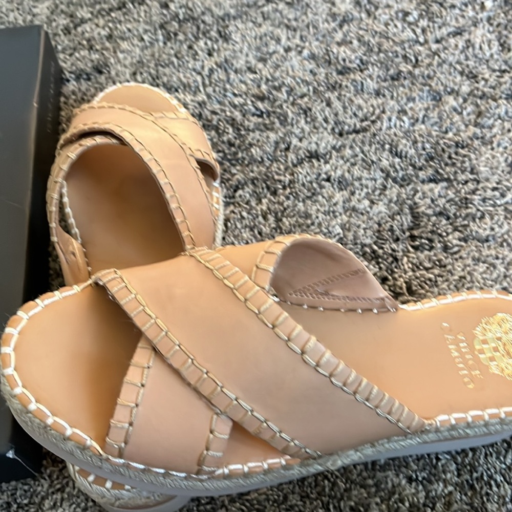 Vince Camuto sandals!  Like new! Tan!  Size 8.5!